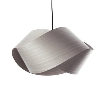 LZF Nut függő lámpa, szürke/nikkel színű, hossza 42 cm, fa kép