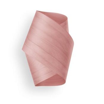 LZF Orbit fali lámpa, világos rózsaszín, szélesség 19 cm, fa