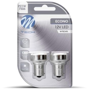 M-Tech BA15s R5W 12V 19LED, fehér, 2 db kép