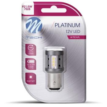 M-Tech BAY15d P21/5W 12-24V, 15LED, fehér, 1 db kép