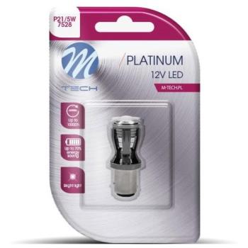 M-Tech BAY15d P21/5W 14LED, fehér, 1 db kép