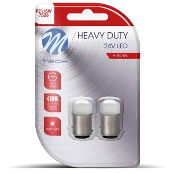 M-Tech BAY15d P21/5W 24LED 5mm, fehér, 2db, LB938W kép