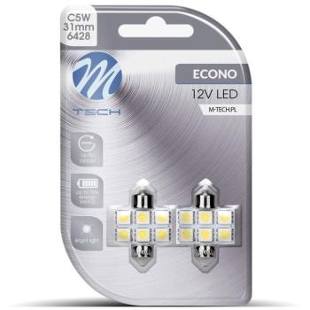 M-Tech C5W 31mm 6LED, fehér, 2db kép