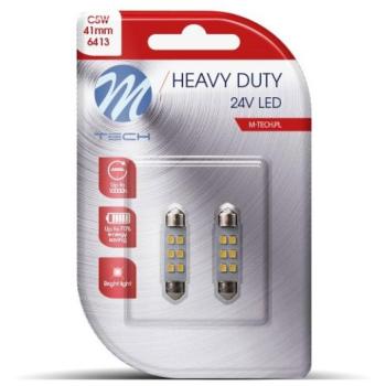 M-Tech C5W 36mm 12LED CANBUS, fehér, 2db kép