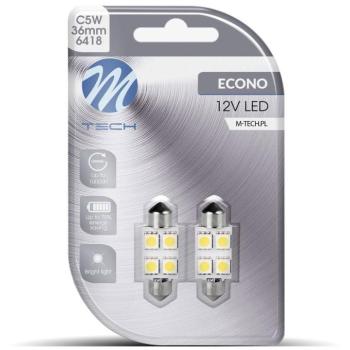 M-Tech C5W 36mm 4LED, fehér, 2db kép