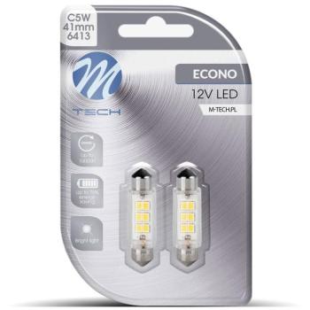 M-Tech C5W 41mm 6LED, fehér, 2db kép