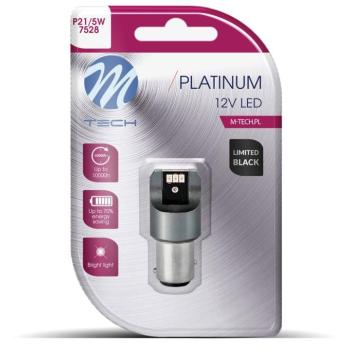 M-Tech CANBUS P21/5W BAY15d 6LED 12-24V, piros, 1 db kép