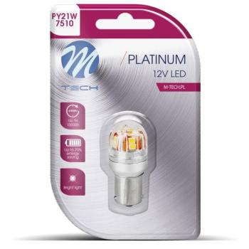 M-Tech CANBUS PY21W BAU15s 15LED, narancssárga, 1 db kép