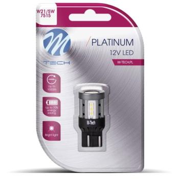 M-Tech CANBUS W21/5W W3x16q 15LED, fehér, 1 db kép