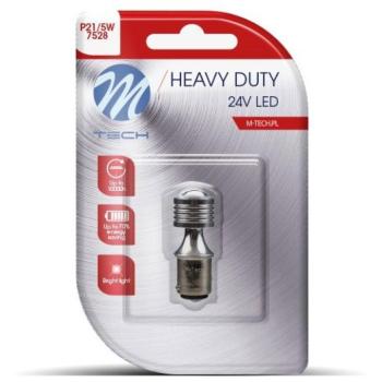 M-Tech HEAVY DUTY BAY15d P21/5W 4LED, fehér, 1 db kép