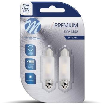 M-Tech PREMIUM C5W 41mm 2LED, fehér, 2 db kép