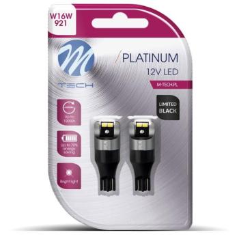 M-Tech W16W W2.1x9.5d 4LED, fehér, 2 db kép
