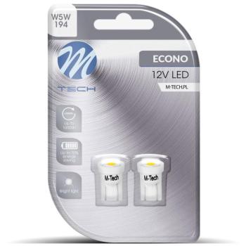 M-Tech W5W W2.1x9.5d 1LED fehér, 2 darab kép