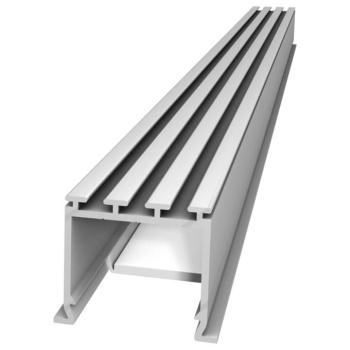 M24 LED alu profil 30 mm széles betolható profil kép