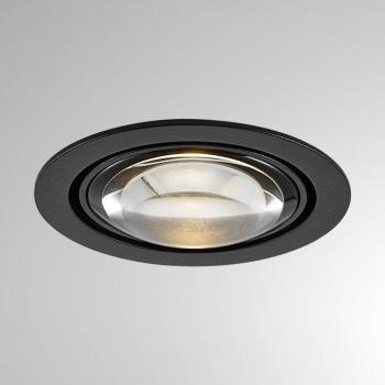 MAG MINI fekete LED beépíthető mennyezeti lámpa, Ø 10 cm, CCT 18 V kép