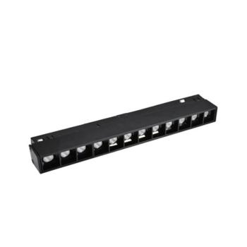 MAGNA-H S2 lineáris mágneses sínes LED lámpa, track light 12W 984lm 4000K (természetes fehér) 36° 220x22x43mm 48V fekete 2102091 VITO kép