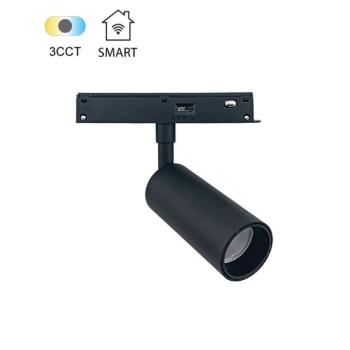Mágneses LED sínes LED lámpa, track light MAGNA-S1X 5W 3CCT (3000K/4000K/6000K) 425lm 24° 3.5x8cm 48V 2101983 VITO kép