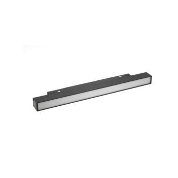 Mágneses lineáris sínes lámpatest, track light MAGNA-S4 40W 3280lm 4000K (természetes fehér) 120⁰ 1200x22x25mm 48V fekete 2102070 VITO kép