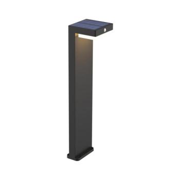 MALI LED/4,5W/3,7V 2000 mAh IP44 fekete napelemes lámpa érzékelővel 329424 kép