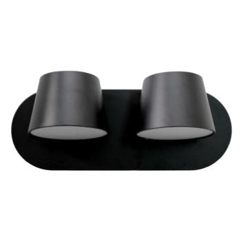 MALIA LED FALI LÁMPA 2X12W 4200K FEKETE kép