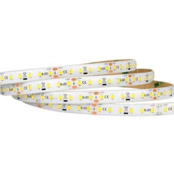 MARATHON LED szalag , áramgenerátoros IC-vel , 24 Volt DC , 2835 , 120 led/m , 10 W/m , hideg fehér , 1200 lm/m kép