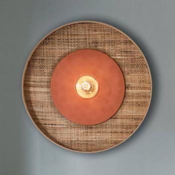 MARKET SET Portinatx fali világítás terrakotta, Ø50cm kép