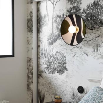 MARKET SET Sonia Laudet fali lámpa Ø 40 cm nyírfa kép
