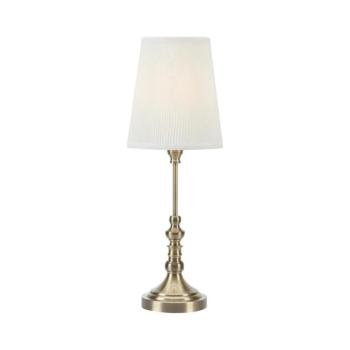 Markslöjd 108970 - NOBLE asztali lámpa 1xE14/40W/230V 66 cm fehér/sárgaréz 108970 kép