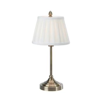 Markslöjd 108973 - Asztali lámpa OXFORD 1xE14/40W/230V fehér/sárgaréz 108973 kép