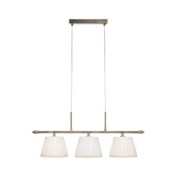 Markslöjd 108975 - OXFORD kábeles csillár 3×E14/40W/230V, sárgaréz/fehér 108975 kép
