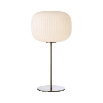 Markslöjd 109007 - Asztali lámpa SOBER 1xE27/40W/230V fehér/matt króm 109007 kép