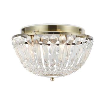 Markslöjd 109031 - Fürdőszobai lámpatest ESTELLE 3x G9/20W/230V, átmérő 30 cm, IP44, sárgaréz 109031 kép