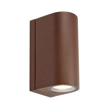 Markslöjd 109111 - ALOR dimmelhető kültéri fali lámpa 2xLED/4,9W/230V IP65 barna 109111 kép