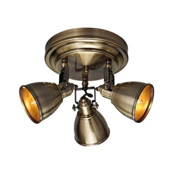 Markslöjd 104050 - Spotlámpa FJÄLLBACKA 3xE14/40W/230V sárgaréz 104050 kép