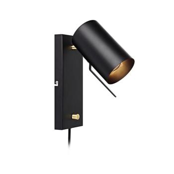 Markslöjd 106587 - Dimmelhető fali lámpa CARRIE 1xGU10/35W/230V fekete 106587 kép