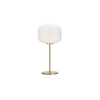 Markslöjd 107819 - Asztali lámpa SOBER 1xE27/60W/230V fehér/sárgaréz 107819 kép