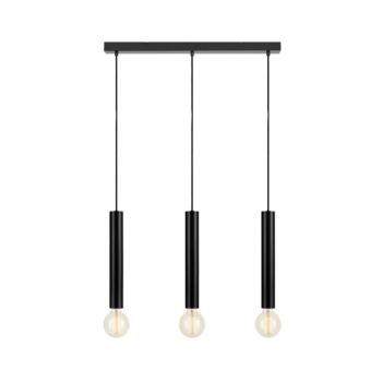 Markslöjd 108262 - Csillár zsinóron SENCILLO 3xE27/40W/230V fekete 108262 kép