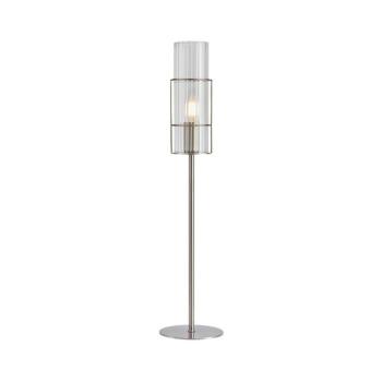 Markslöjd 108558 - Asztali lámpa TUBO 1xE14/40W/230V 65 cm fényes króm/átlátszó 108558 kép