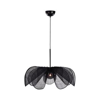 Markslöjd 108662 - Csillár zsinóron STYRKA 1xE27/40W/230V átm. 75 cm fekete 108662 kép