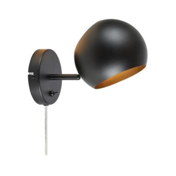 Markslöjd 108753 - Fali lámpa EDGAR 1xE14/40W/230V fekete 108753 kép