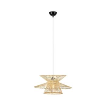 Markslöjd 108785 - Csillár zsinóron DUPLICI 1xE27/40W/230V bézs/bambusz 108785 kép