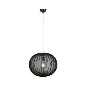 Markslöjd 108791 - Csillár zsinóron FORENCE 1xE27/40W/230V átm. 50 cm fekete 108791 kép