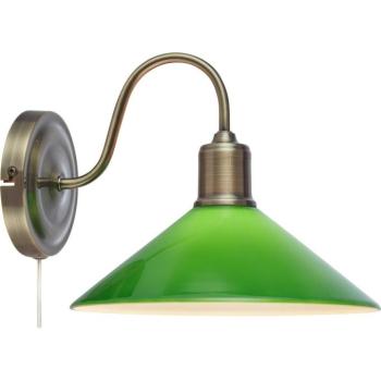 Markslöjd 108866 - Fali lámpa VELA 1xE27/40W/230V réz/zöld 108866 kép