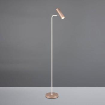 Marley állólámpa, barna/világosszürke, magasság 151 cm, fém kép