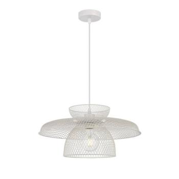 Maronti lógó lámpa, fehér, Ø 43 cm, fém