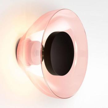 MARSET Aura LED fali világítás, Ø 18 cm, réz kép