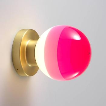 MARSET LED fali lámpa Dipping Light A2, rózsaszín/arany kép