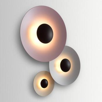 MARSET Ginger 20C LED fali lámpa, Ø20 cm, homokszínű kép