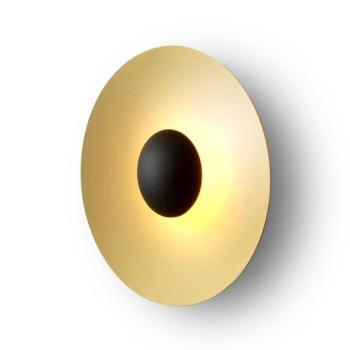 MARSET Ginger 20C LED fali lámpa, Ø20 cm, sárgaréz kép