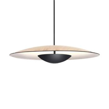 MARSET Ginger LED-es függőlámpa triac Ø20cm tölgy/fehér kép